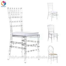 Source Wholesale Cheap Used Bulk Silver Gold White Wedding Plastic Resin Crystal Transparent Clear Acrylic Tiffany Chiava Chairs For Sale Chair Chiavari Chairs