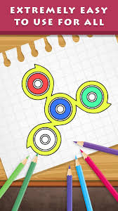 Fidget spinner toy coloring page. Fidget Spinner Coloring Pages For Android Apk Download