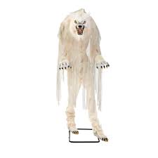 Home Accents Holiday 7 Ft Towering Led Animatronic Werewolf Halloween Prop Halloween Props Halloween Props Scary Home Depot Halloween