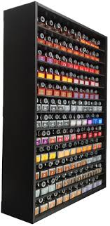 Organize Hair Color Salon Color Storage Salon Cabinet Hair Color Organizer Hair Color Display Salon Tool Salon Color Bar Home Hair Salons Hair Salon Decor