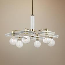 Chandelier shades & sconce shades. Chandeliers Mitzi Milla 36 Wide Aged Brass 6 Light Chandelier Chandelier Lighting Chandelier Aged Brass
