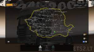 Map Of Romania V8 7 Ets2 Mods