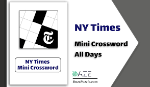How many different new york times spelling bee puzzles are there? Nyt Mini Crossword Answers Today All Clue In One Page Daze Puzzle