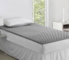 How to make futon beds comfortable. Convoluted Foam Egg Crate Mattress Topper Comfortable College Bedding Cushion For Twin Extra Long Dorm Beds
