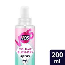 Vo5 Volume Blow Dry Spray 200ml Hair Superdrug