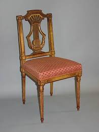 Set Of Ten French Louis Xvi Style Giltwood Lyre Back Dining Chairs Newly Upholstered 19th Century Antique Dining Chairs Dining Chairs Chair