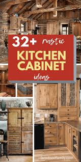 The cabinets were pepto bismol pink. 32 Rustic Kitchen Cabinet Ideas Projects With Photos In 2021