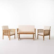 We focus on offering the best prices on quality furniture to you with friendly service. Christopher Knight Home 237012 Deal Furniture Beckley 4 Pcs Outdoor Seating Set 4 Piece Natural Stained Buy Online At Best Price In Uae Amazon Ae