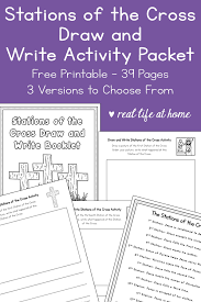 The stations of the cross are also celebrated in jerusalem each year by thousands of christian pilgrims along the via dolorosa. Draw And Write Stations Of The Cross Activity Printable Stations Of The Cross For Kids