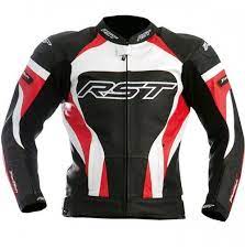 Black And Red Rst Leather Jacket Leather Jacket Style Jackets Motorbike Jackets