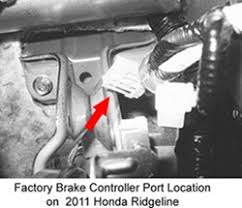 Fuse locations are shown on the fuse box covers. Location Of Factory Brake Controller Port On A 2011 Honda Ridgeline Etrailer Com