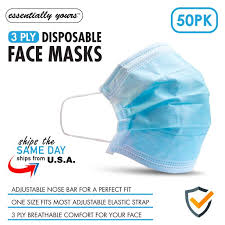 In contrast, the us food and drug administration (fda) clears as medical devices both standard surgical masks and surgical n95 respirator masks. Essentially Yours 50 Pcs 3 Ply Ear Loop Disposable Face Masks Walmart Com Walmart Com