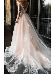Sie können zwischen langen oder kurzen brautkleidern, strandhochzeitskleidern, brautkleidern in übergrößen, erschwinglichen. Vintage And Modern A Line V Neck Open Back Long Sleeves Blush Pink Long Wedding Dresses Wd0307001 Kleider Hochzeit Hochzeitskleid Brautkleid Lange Armel