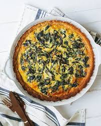 Vegetarian Spinach Quiche With Almond Crust A Couple Cooks Recipe Gluten Free Quiche Spinach Quiche Recipes