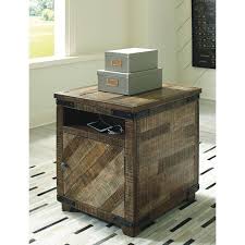 I've got a usb flash drive i want to use on printers, audio equipment, and other various devices. Cordayne Chair Side End Table W Power Supply And Usb Ports By Signature Design By Ashley Furniturepick