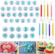 Buchstabe des klassischen und der 20. Buy 45 Pieces Fondant Cutter Set Alphabet Number Fondant Letters Cookie Cutter For Cake Decorating Baking Cutter Mould And Sculpture Tools For Diy Fondant Cupcake Biscuits Online In Japan B08kxqnw3d