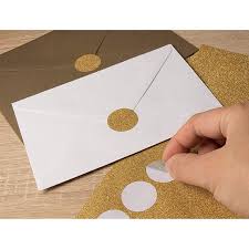 Get wedding envelope seals from zazzle! Invitation Seals 240 Count 1 Inch Gold Glitter Dot Stickers For Envelope Seals Luxurious Round Golden Seal Label For Wedding Invitation Announcements Rsvp Bridal Shower Craft Projects Walmart Canada