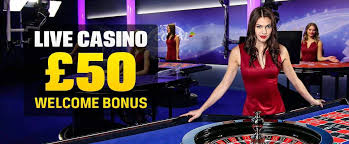 Live Casino £50 Welcome Bonus with Coral
