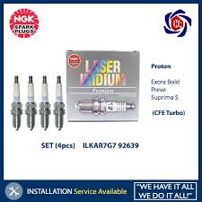 Engine size to consumption ratio. Proton Exora Bold Preve Suprima S Cfe Turbo Ilkar7g7 92639 Ngk Laser Iridium Spark Plug Set 4pcs Shopee Malaysia