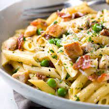 Chicken Carbonara With Penne Pasta Jessica Gavin