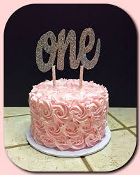 Birthday Cake Designs For 1 Year Old Pink Rosette Cake For A Sweet One Year Old First Birthday Cakes 1st Birthday Cakes One Year Birthday Cake
