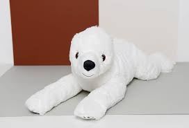 snuttig pluchen speelgoed ijsbeer wit ikea pluche speelgoed ikea