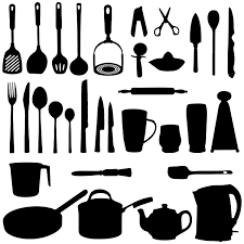 5,000+ vectors, stock photos & psd files. Kitchen Utensils Silhouette Free Svg