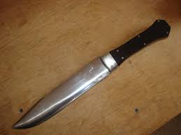 Coffin Handled Bowie Bowie Knife Blacksmithing