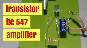 Ic icm ibm ptot tstg tj tamb. Amplifier Mini Transistor Bc547 Youtube