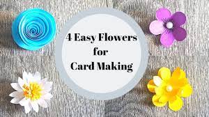 Unfollow card making paper flowers to stop getting updates on your ebay feed. How To Make Small Paper Flowers Step By Step 4 Mini Paper Flowers For Cards Youtube