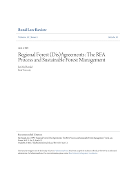 To put words in alphabetical order. Pdf Regional Forest Dis Agreements The Rfa Process And Sustainable Forest Management