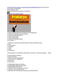 Soal usbn pai smk tahun 2013/ 2014 paket a kelas xiideskripsi lengkap. Home Soal Dan Kunci Jawaban Soal Kewirausahaan Soal Usbn Smk 2019 50 Soal Prakarya Dan Kewirausahaan Us Pdf