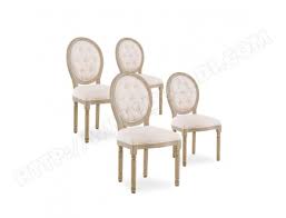 Check spelling or type a new query. Lot De 4 Chaises Medaillon Capitonnees Louis Xvi Tissu Beige Intensedeco Cr30lot4 Tissubeige Pas Cher Ubaldi Com