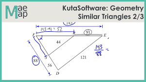 Gina wilson all things algebra 2014 unit 2 answer key. Kutasoftware Geometry Similar Triangles Part 2 Youtube