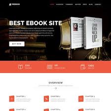 Plantilla Muse 68087 Para Sitio De Libros Web Design Tips Landing Page Ebook