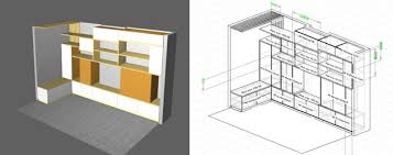 Unlike sketchup with comes with a pricing caveat, cadpro is completely free and it offers solid features and tools for your drafting projects. Furniture Design With Optimised Manufacturing All In One Configuration Wood Designer