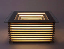 Tony stark style coffee table / making coffee table. Sqill Illuminating Coffee Table By David Chapman Glows Like A Lamp Homecrux