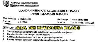 Soal Ukk Kelas 3 Sd 2021 Ilmusosial Id