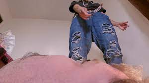 Crushed under jock feet