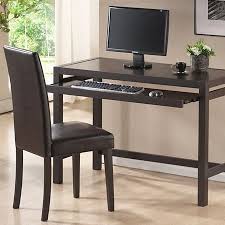 Astoria Computer Desk Chair Set Keyboard Tray Espresso Dipan