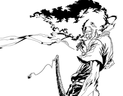 Check Out New Work On My Behance Portfolio Afro Samurai Vector Http On Be Net 1j3id8f Afro Samurai Samurai Male Sketch