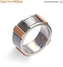 Black Friday Sale Rose Gold Men S Wedding Band Stainless Steel Wedding Band Rose Gold Mens Wedding Band Mens Gold Wedding Band Stainless Steel Wedding Bands