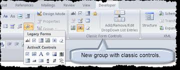 To update those fields, update them one by one, or select the entire text by pressing ctrl+a and press f9. Add Classic Formfield Controls To Ribbon