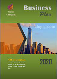 Business proposal cover page word. Green Business Plan Cover Page Free Word Template In 2021 Business Plan Template Business Planning Word Template