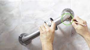 Bathrooms have a lot of tile, and you may need to search for a stud behind ceramic tile. How To Install A Grab Bar 8 Steps With Pictures Wikihow