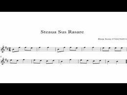 Urmăriți „steaua sus răsare, un cântec animat pentru copii creat de tralala și interpretat de meloritm. Steaua Sus Rasare Tutorial Cu Note Si Partitura Youtube