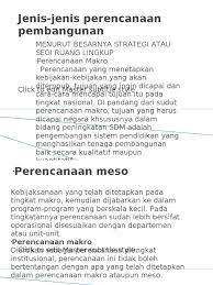 Jenis dan ruang lingkup perencanaan. Jenis Jenis Perencanaan Pembangunan