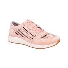 Womens Dansko Charlie Perforated Sneaker Size 37 R Rose Suede