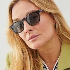 Thomas Sun Clear Dark Olive Sunglasses