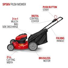 One of the most important aspects of ownership is knowing how to change your mower's oil. Snapper 58 Volt Cordless 21 In 3 In 1 Push Lawn Mower Battery Included Walmart Com Walmart Com